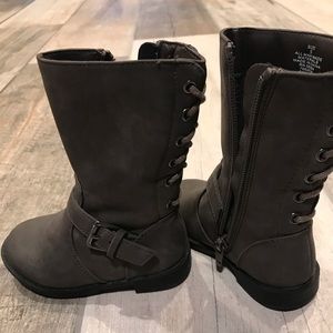 Toddler Tall Gray Boots